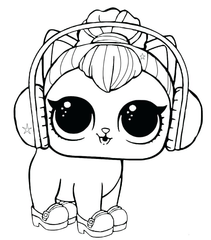 Puppy And Kitty Coloring Pages 720x817 Puppy And Kitty Coloring Pages