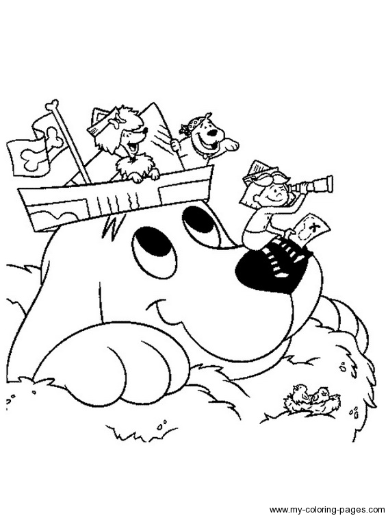 Puppy Clifford Big Red Dog Coloring Page The Big Red Dog Coloring 567x756 Puppy Clifford Big Red Dog Coloring Page The Big Red Dog Coloring