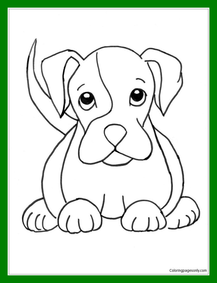 831x1082 Puppy Coloring Pages Online