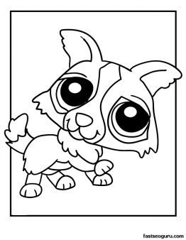 Printable Littlest Pet Shop Puppy Coloring Pages 262x338 Printable Littlest Pet Shop Puppy Coloring Pages