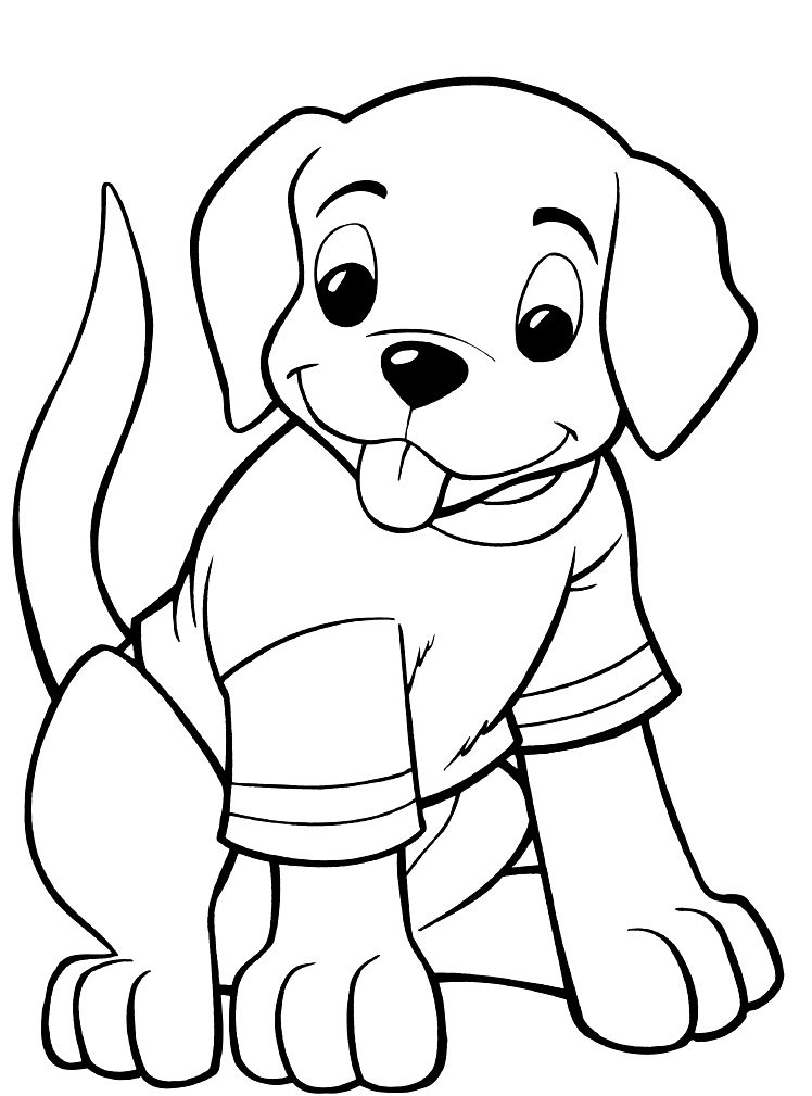 Puppy Coloring Pages 748x1009 Puppy Coloring Pages