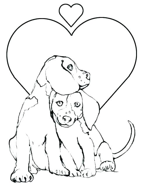500x652 Puppy Coloring Picture Coloring Page Of A Puppy Puppy Coloring