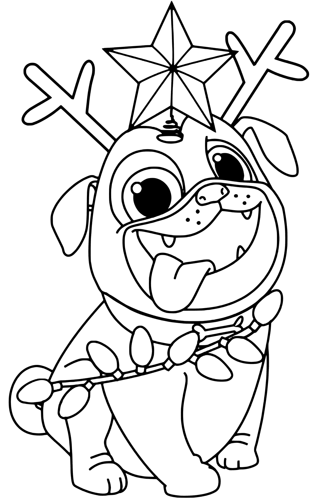 1024x1600 Puppy Dog Pals Rolly Printable Coloring Page