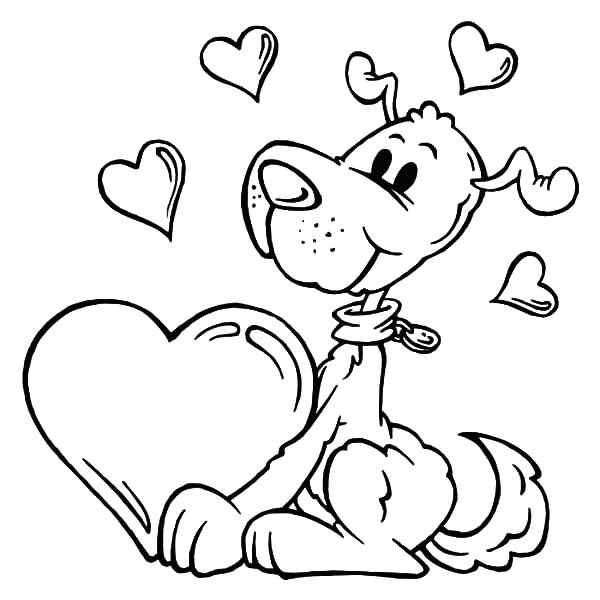 Puppy Love Coloring Pages at GetColorings.com | Free printable ...