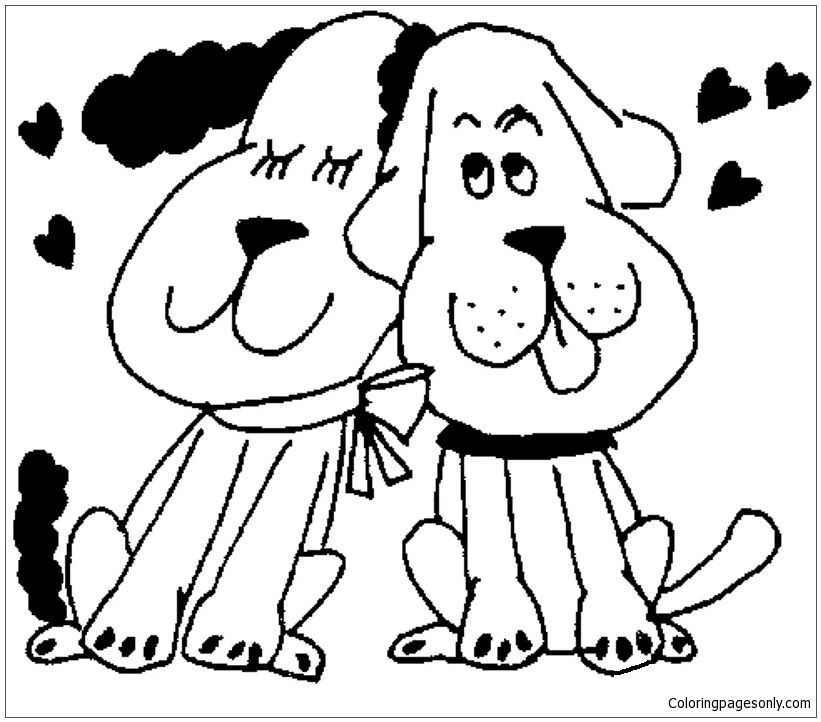 Puppy Love Valentine Coloring Page Puppy Coloring Pages 821x722 Puppy Love Valentine Coloring Page Puppy Coloring Pages
