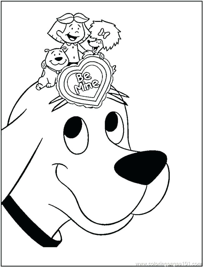 Clifford Coloring Pages 650x853 Clifford Coloring Pages