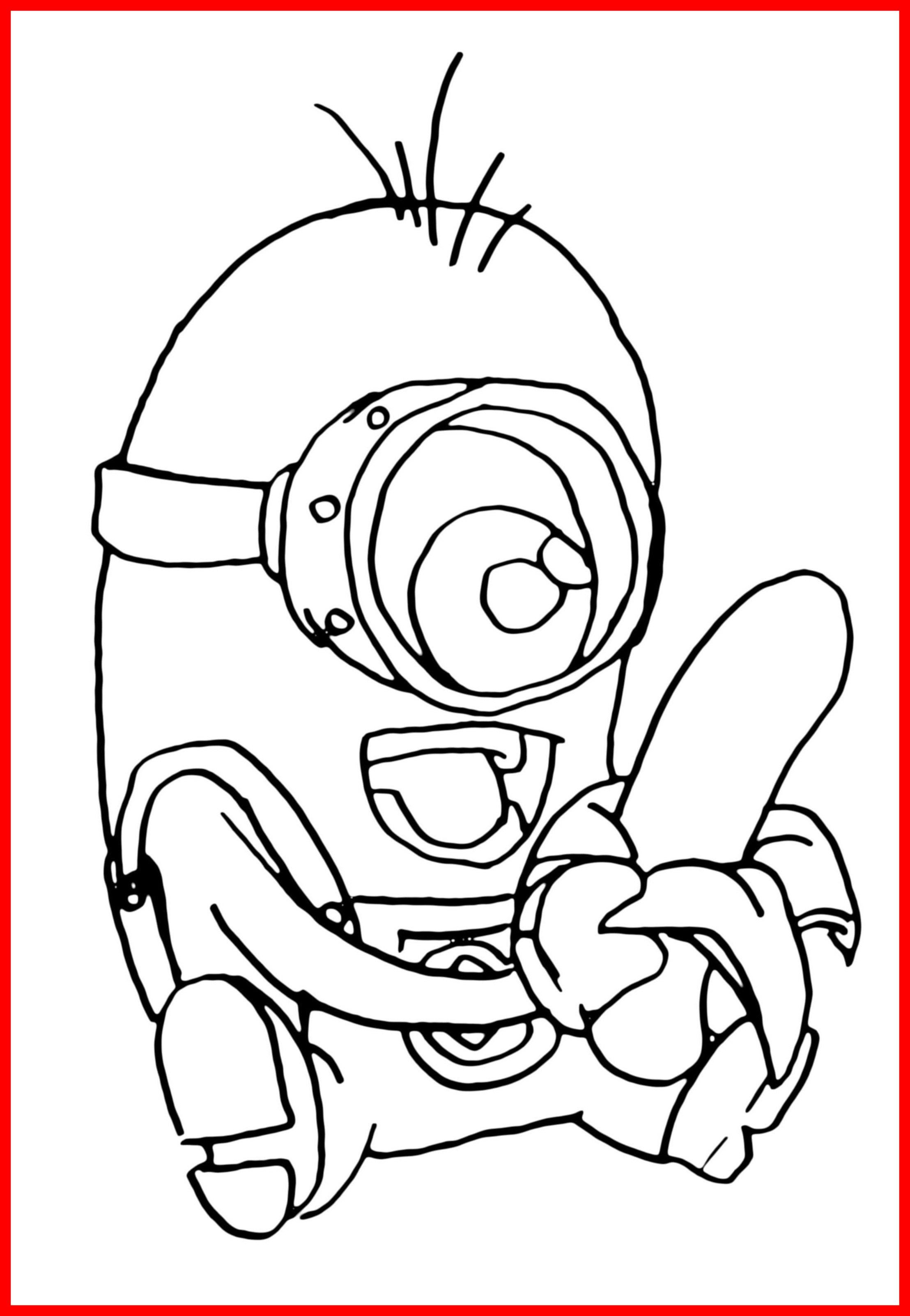 2216x3206 Shocking Coloring Pages Banana Color Pic For Purple Minion Ideas