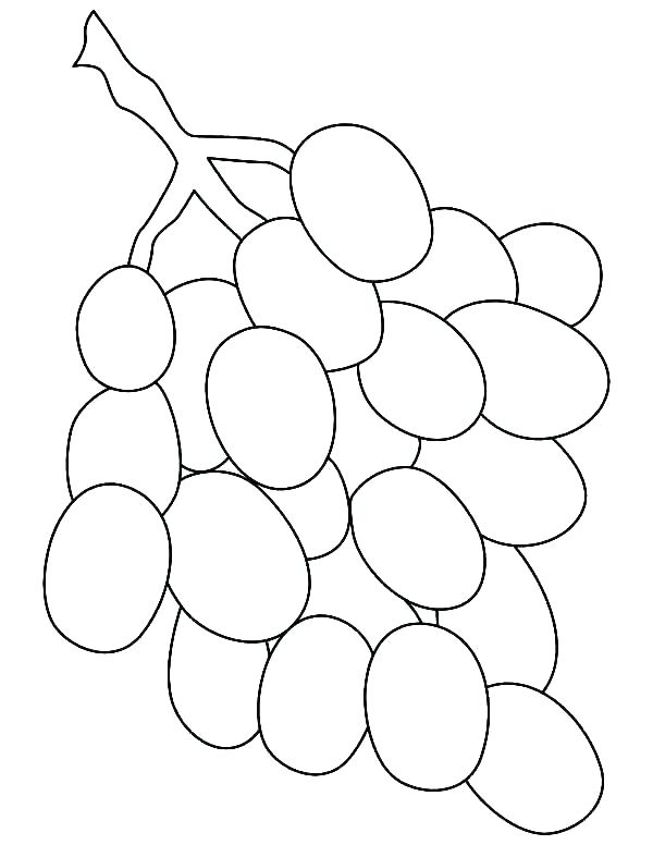 600x776 Violet Flower Coloring Page Purple Coloring Pages Grapes Free