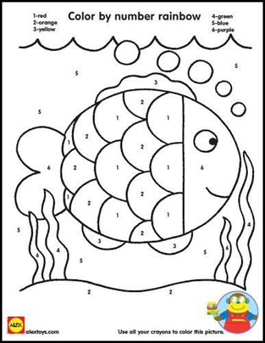 Color By Number Pre K Coloring Pages 387x500 Color By Number Pre K Coloring Pages