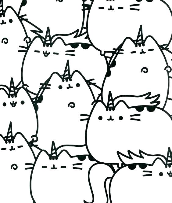 564x664 Pusheen Coloring Pages Cat Printable Coloring Pages Of Also