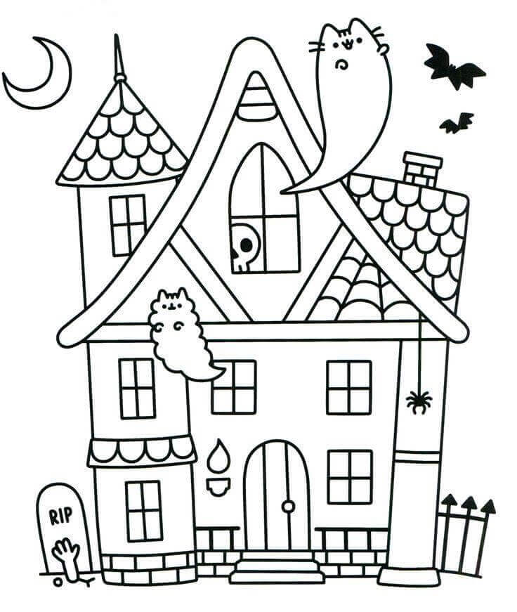 Pusheen Coloring Pages