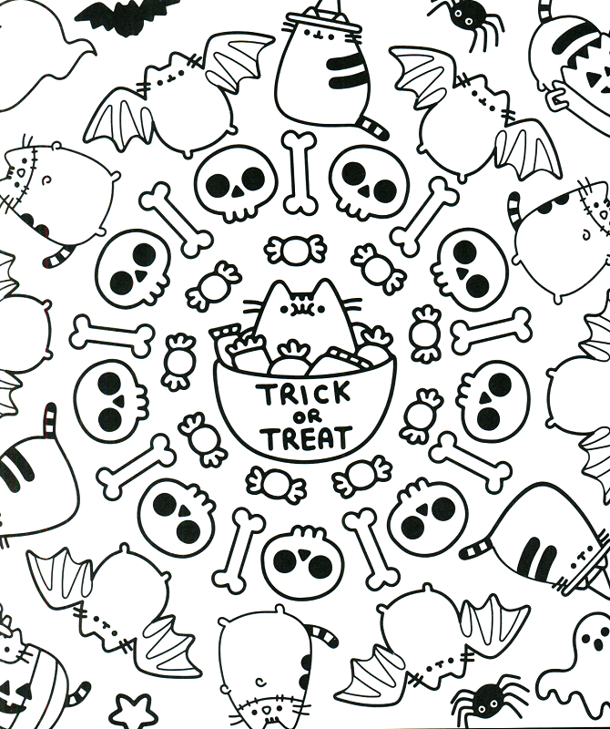 670x800 20 Free Pusheen Coloring Pages To Print