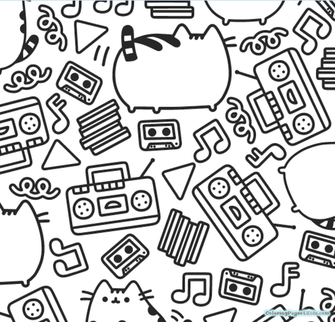1090x1048 Coloring Pages Pusheen Copy Pusheen Coloring Pages