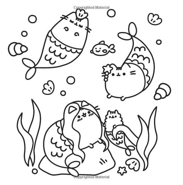 Pusheen Coloring Book (9781501164767) Claire Belton 600x607 Pusheen Coloring Book (9781501164767) Claire Belton