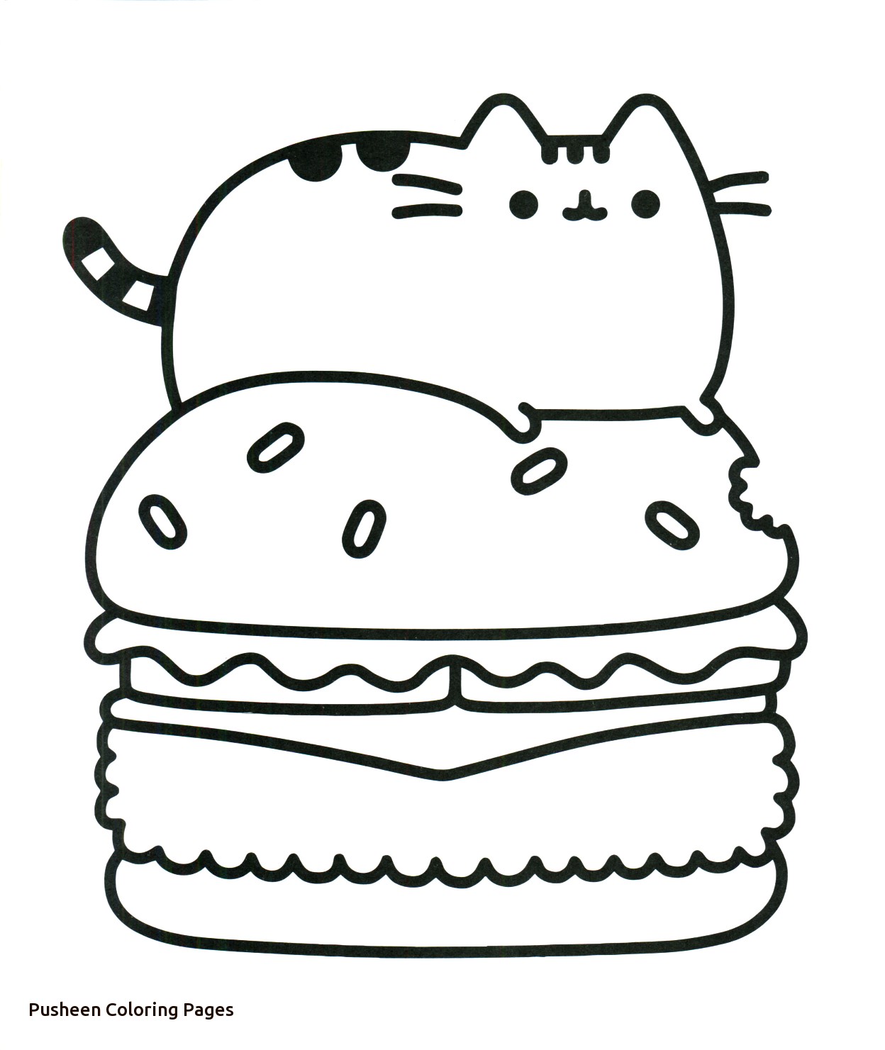 1248x1481 Pusheen Coloring Pages Freecolorngpages.co