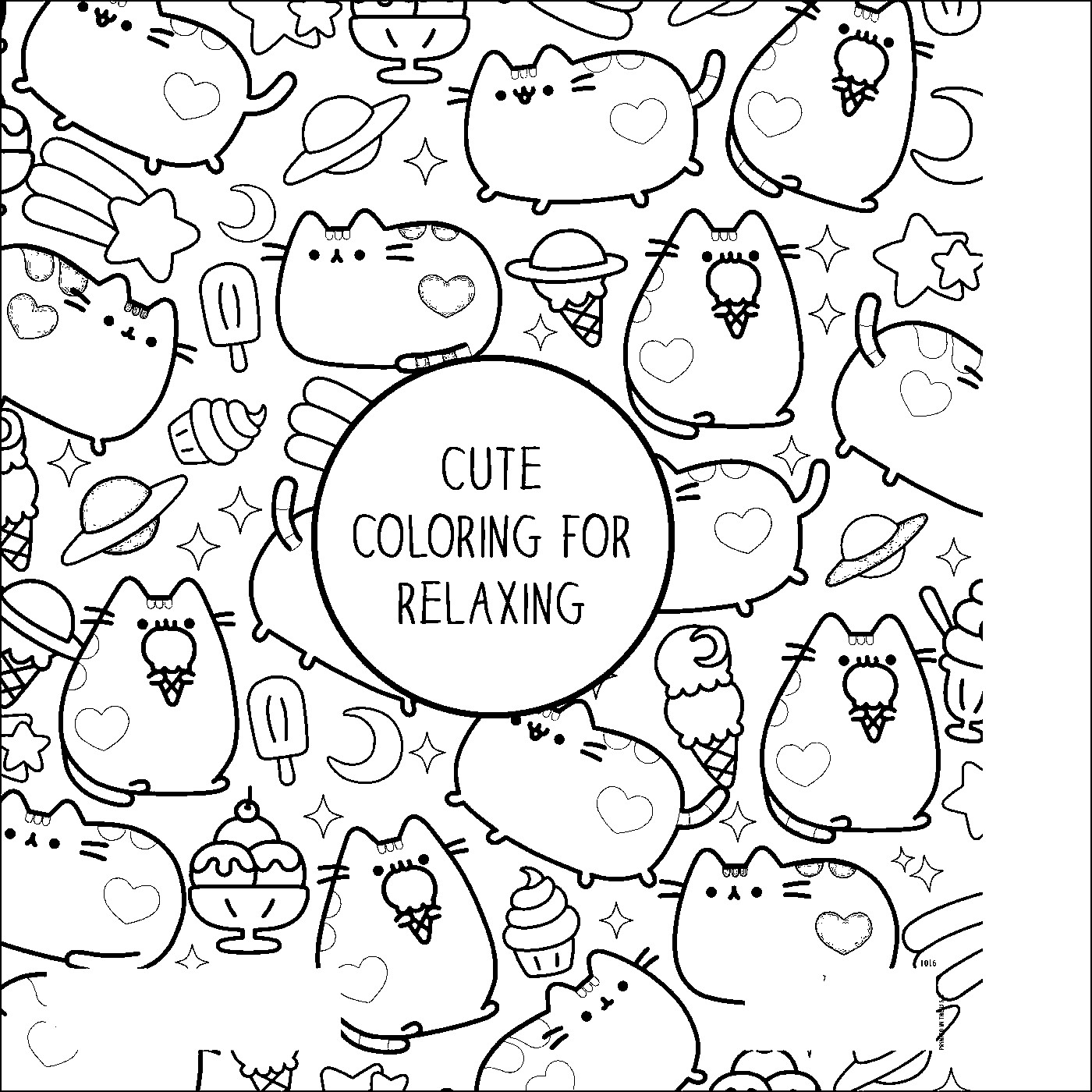 1400x1400 Pusheen Coloring Pages Awesome Pusheen Coloring Pages Printable