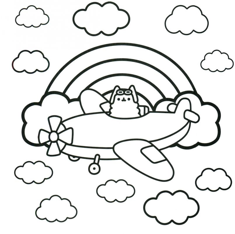 805x801 Coloring Pusheen Coloring Pages To Print As Well As Pusheen Cat