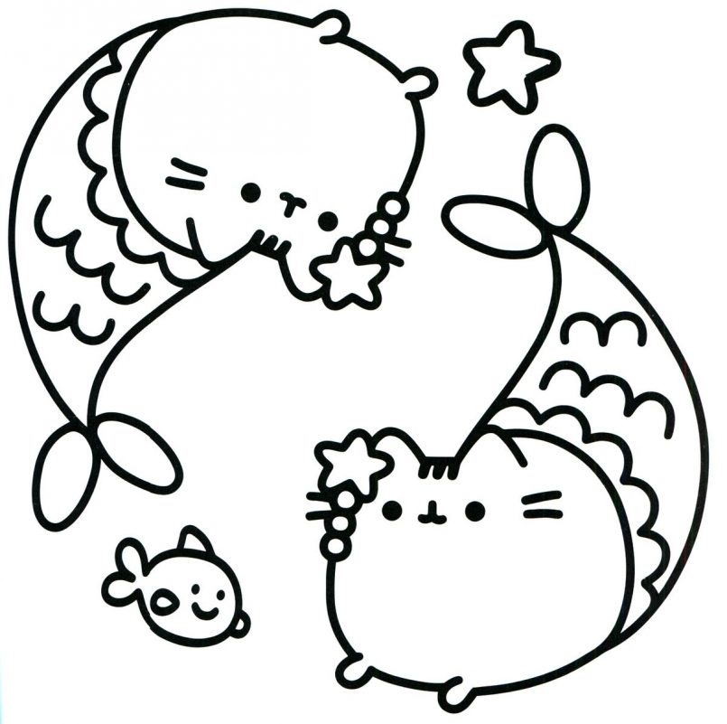805x801 Coloring Pusheen Coloring Pages Unicorn