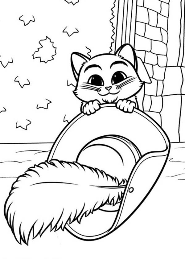 Cute Little Puss In Boots Eyes Coloring Pages Batch Coloring 600x840 Cute Little Puss In Boots Eyes Coloring Pages Batch Coloring