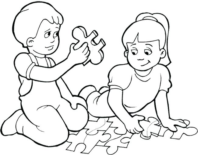 Ideas Coloring Pages Of Kids For Kids Playing Games Puzzle 650x510 Ideas Coloring Pages Of Kids For Kids Playing Games Puzzle