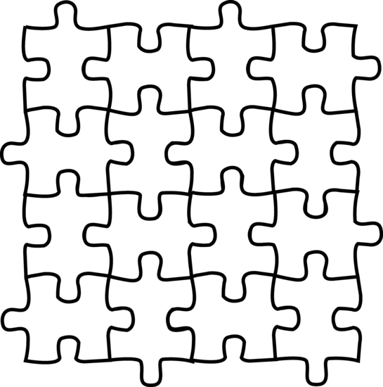 Puzzle Pieces Coloring Page 545x550 Puzzle Pieces Coloring Page