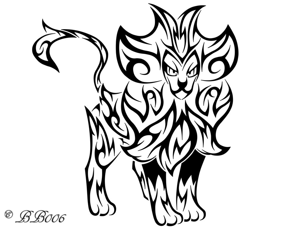 1024x768 Tribal Pyroar By Blackbutterfly006 D6mtjej.jpg