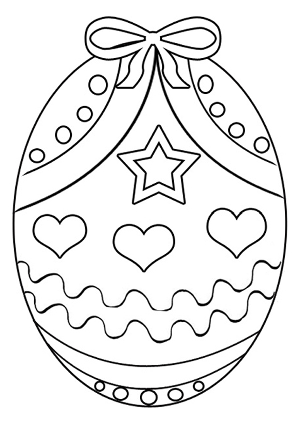 600x850 Pysanky Ukrainian Easter Egg Coloring Page Free Printable 1