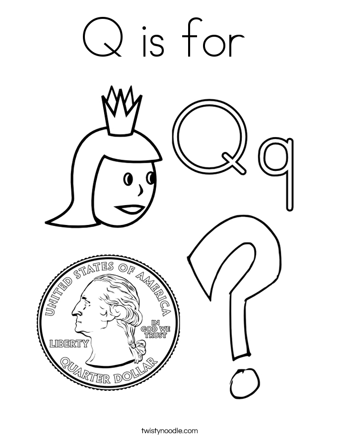 685x886 Letter Q Coloring Pages