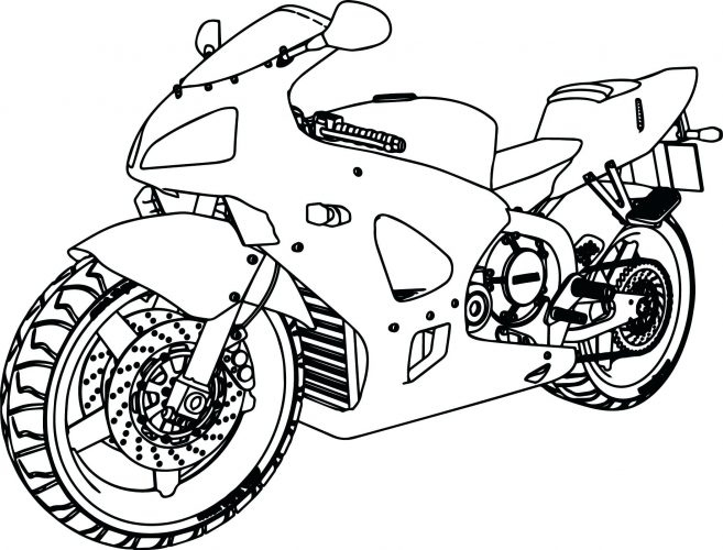 657x500 Quad Bike Colouring Pages