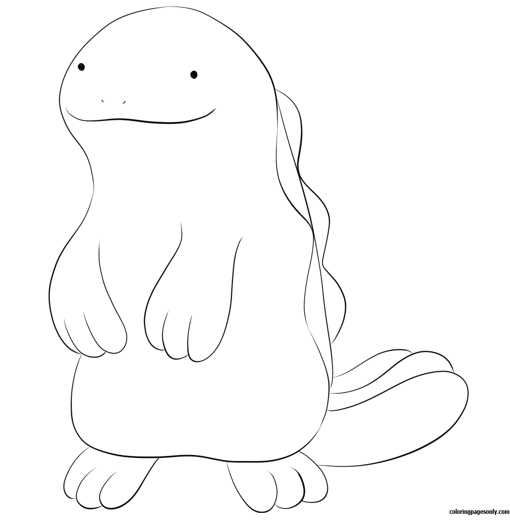 Quagsire Pokemon Coloring Page 1003x1026 Quagsire Pokemon Coloring Page