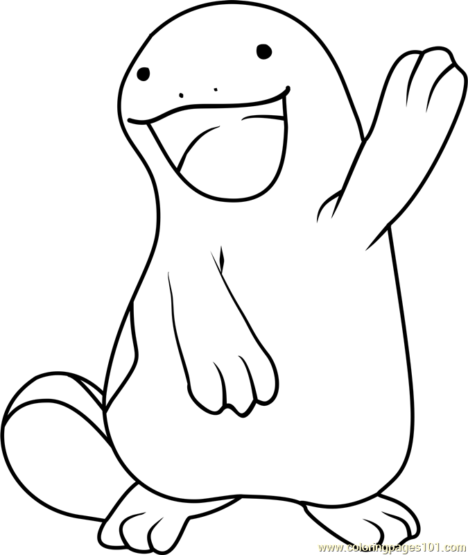 Quagsire Pokemon Coloring Page 675x800 Quagsire Pokemon Coloring Page
