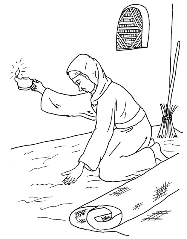 The Lost Coin Coloring Page 626x800 The Lost Coin Coloring Page