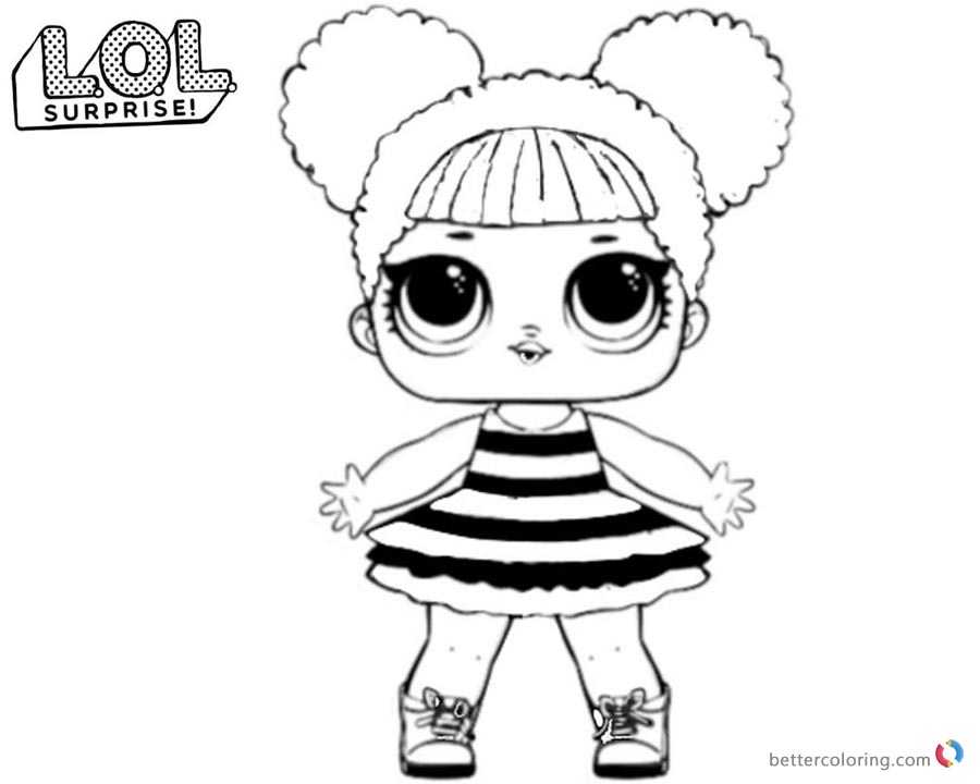 Lol Surprise Coloring Pages Queen Bee 900x720 Lol Surprise Coloring Pages Queen Bee
