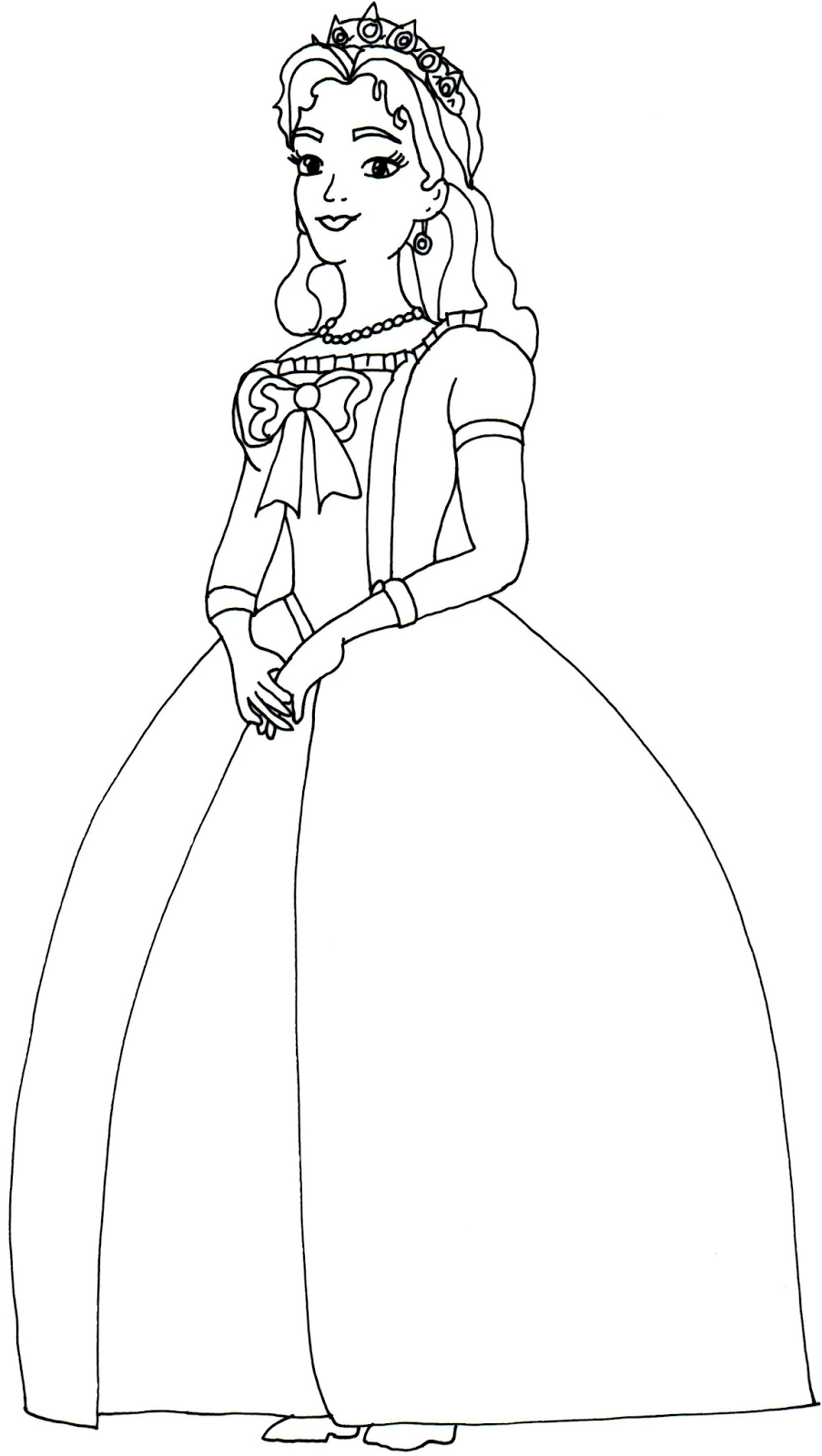 Queen Miranda Sofia The First Coloring Page 903x1600 Queen Miranda Sofia The First Coloring Page