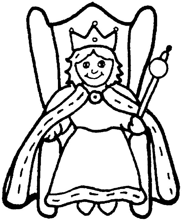 Queen Coloring Pages Queen Coloring Pages Create Photo Gallery 600x731 Queen Coloring Pages Queen Coloring Pages Create Photo Gallery