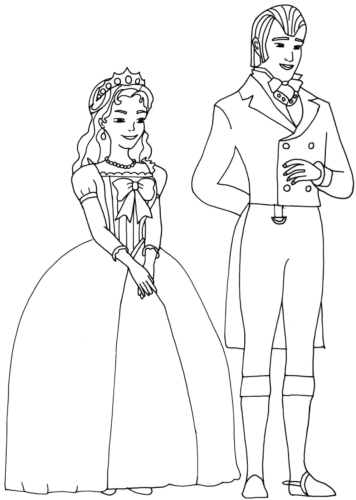 King And Queen Sofia The First Coloring Page Coloring For Kids 1141x1600 King And Queen Sofia The First Coloring Page Coloring For Kids