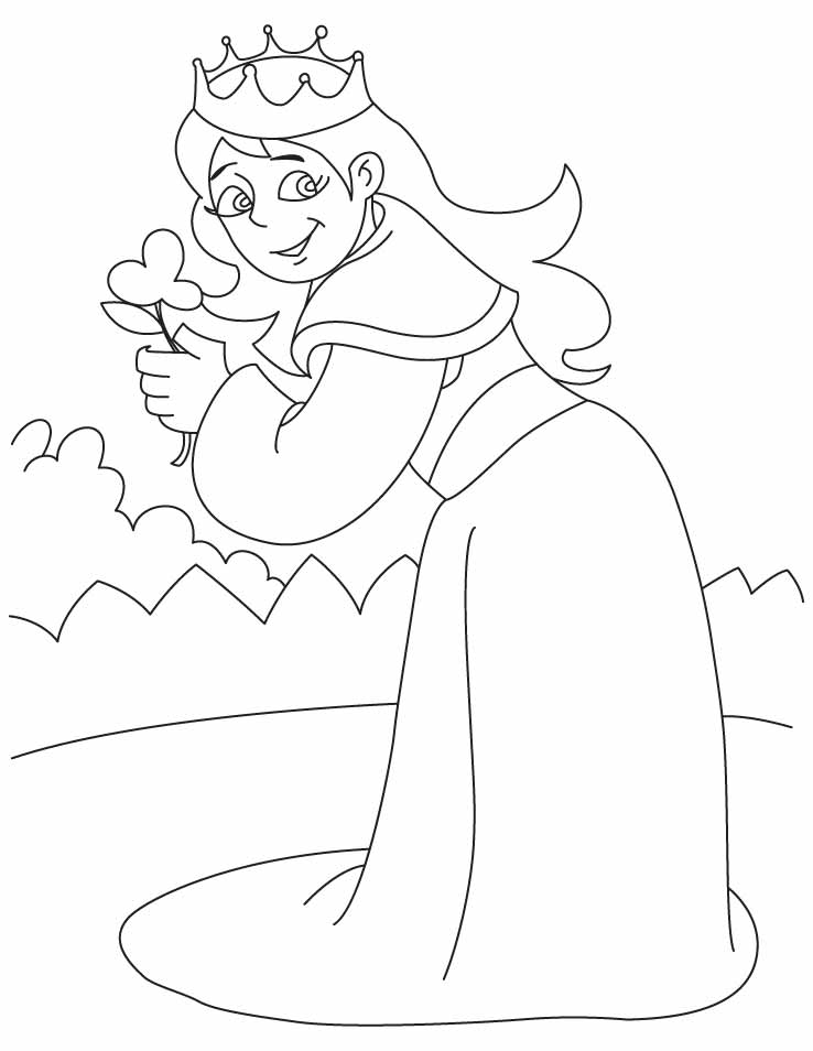 Top 75 Queen Coloring Pages 738x954 Top 75 Queen Coloring Pages