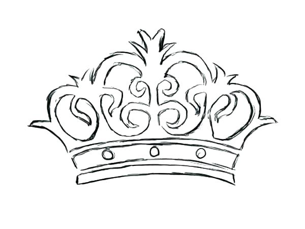 Queens Crown Coloring Page Coloring Pages