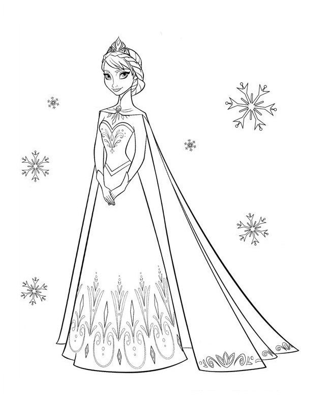 639x785 Frozen Ice Palace Coloring Pages