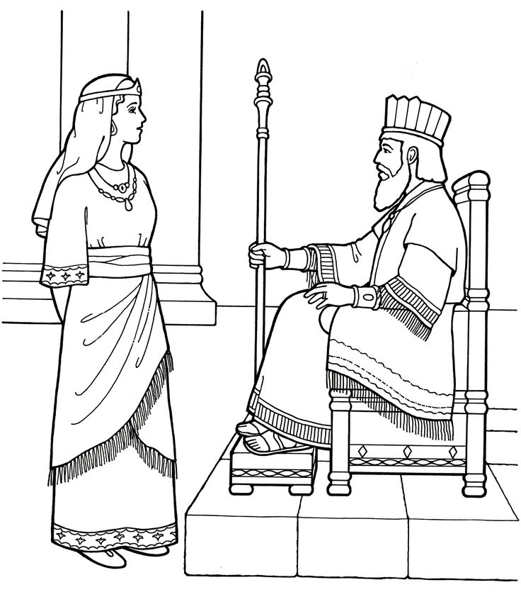 736x842 Queen Esther Coloring Pages 13645 Esther Coloring Pages
