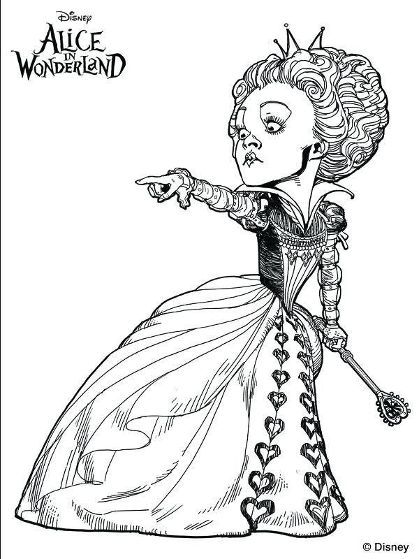 600x800 Queen Of Hearts Coloring Page Disney Queen Of Hearts Coloring