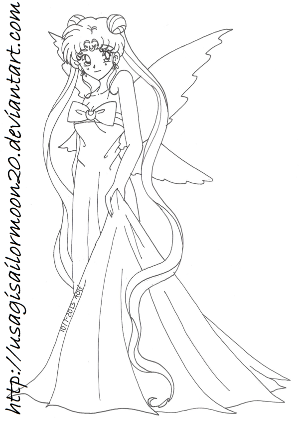 Princess Serenity Coloring Pages Download And Print For Free 600x843 Princess Serenity Coloring Pages Download And Print For Free