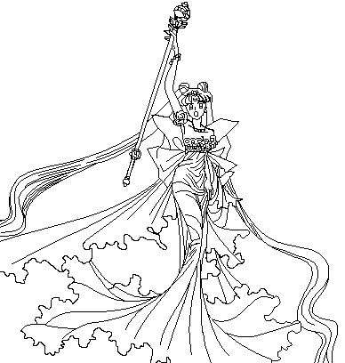 Manga Queen Coloring Page By Paramourphoenix 388x408 Manga Queen Coloring Page By Paramourphoenix