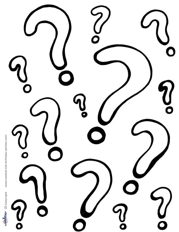 600x777 Printable Question Marks Coloring Page Coolest Free Printables
