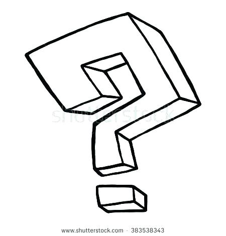 450x470 Question Mark Coloring Page Question Mark Coloring Page New