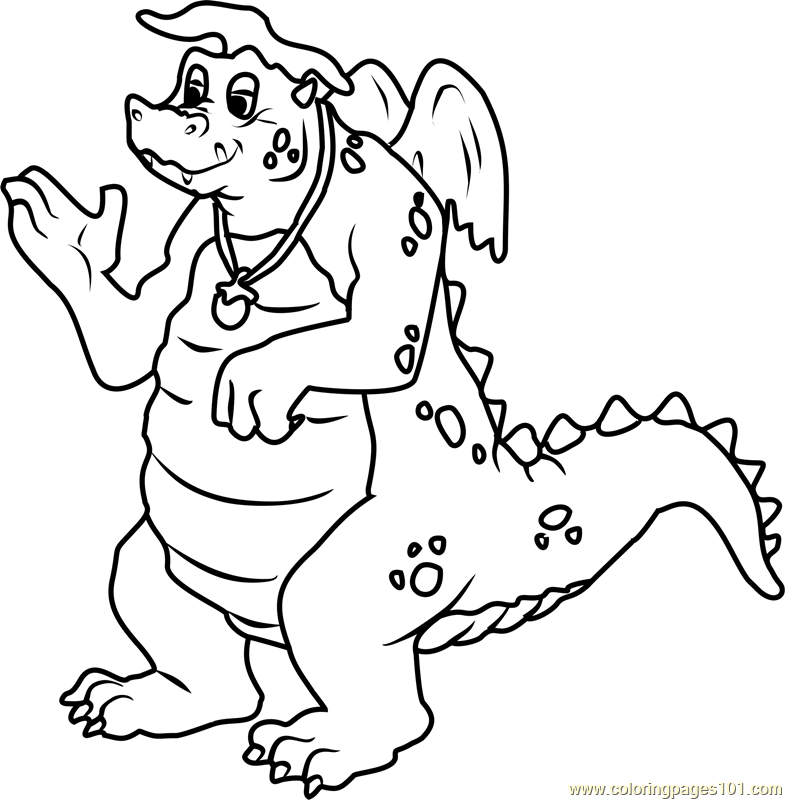 785x800 Dragon Tales Quetzal Old Dragon Coloring Page