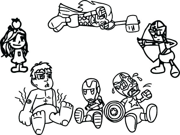 618x465 Marvel Avengers Coloring Pages