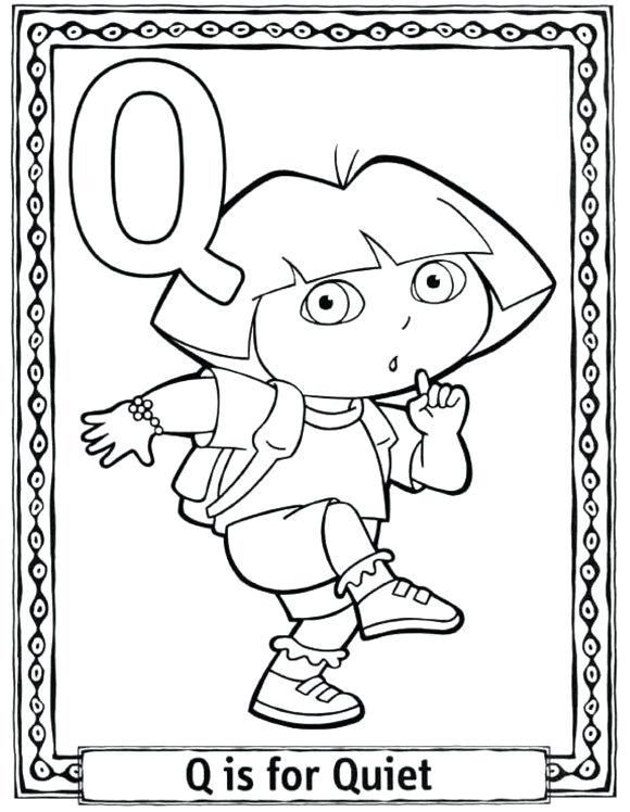 Q Coloring Page Quiet Alphabet Coloring Pages Coloring Pages 580x748 Q Coloring Page Quiet Alphabet Coloring Pages Coloring Pages