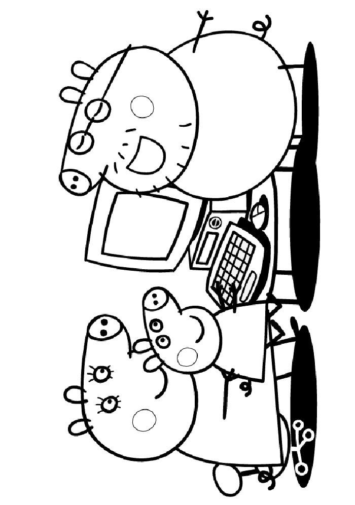 Coloring Page Peppa Pig Kids N Fun Doodle It! Felt 700x996 Coloring Page Peppa Pig Kids N Fun Doodle It! Felt