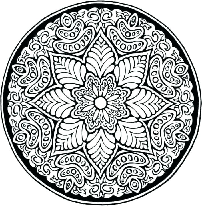 707x721 Coloring Pages Of Patterns Great Patterns Coloring Es Free